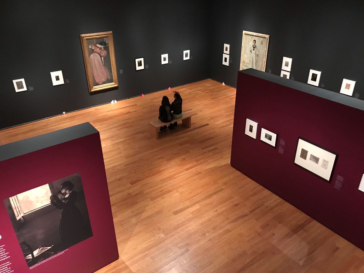 Installation of the special exhibition Clarence H. White and His World: The Art and Craft of Photography, 1895–1925, at the Davis Museum at Wellesley College (February 13–June 3, 2018). Image courtesy of James Steward.