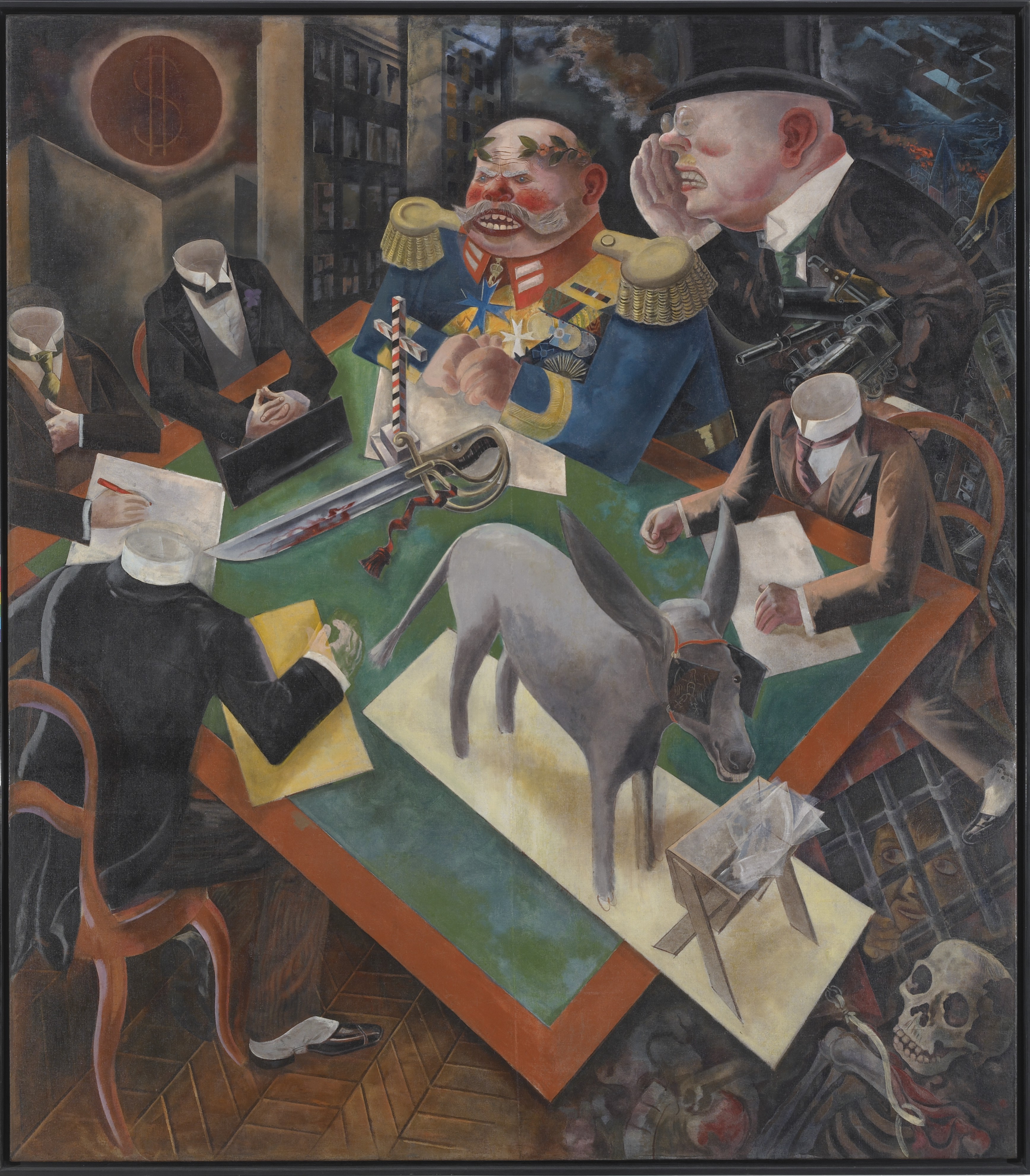 George Grosz German, 1893-1959 Eclipse of the Sun, 1926 Oil on Canvas 207 x 182.5 cm Heckscher Museum of Art, Museum Purchase 1968.1