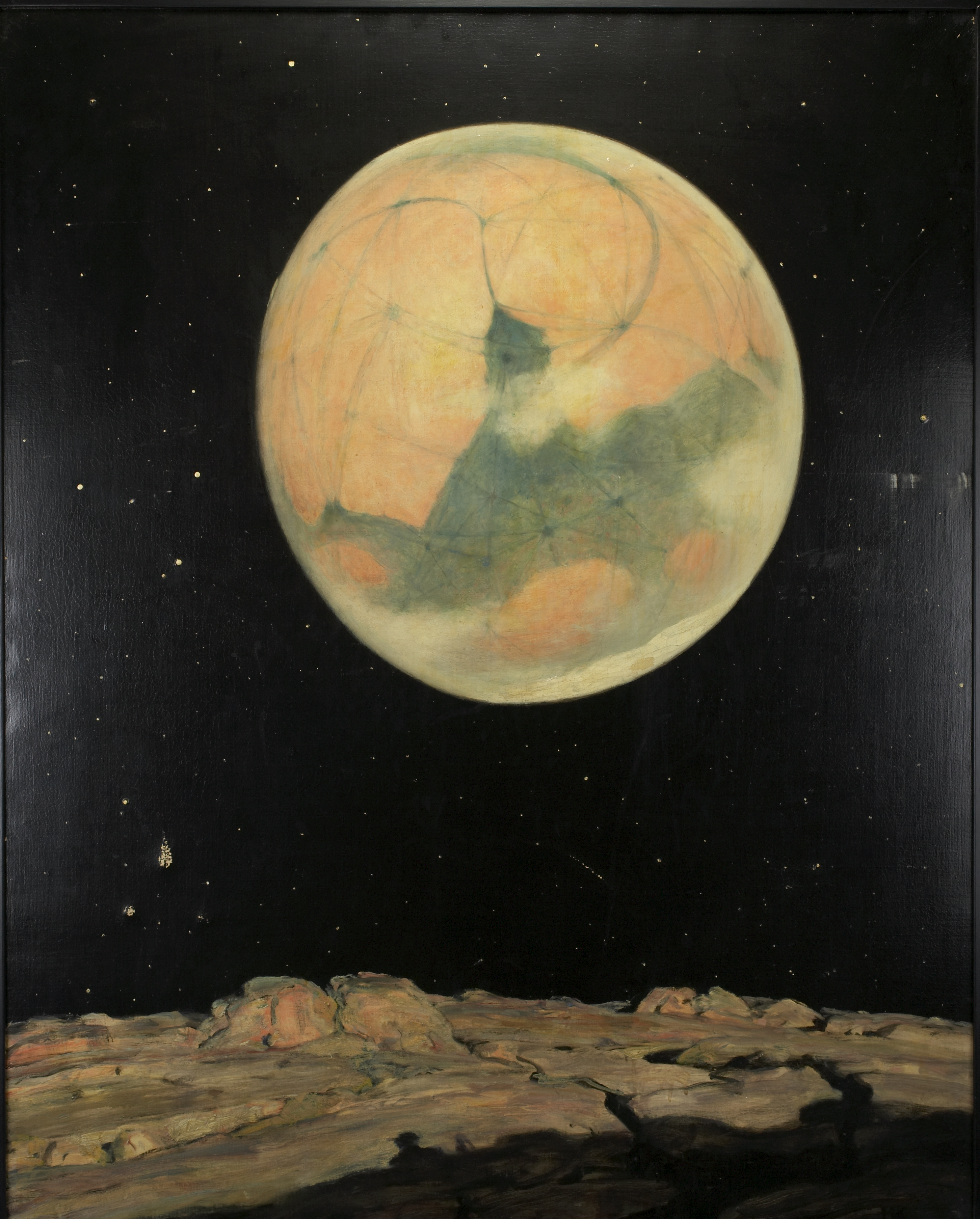 Mars as seen from Phobos Oil on canvas 125.5 x 100 cm Princeton University, gift of H. Russell Butler Jr. PP354