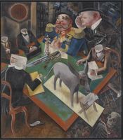 George Grosz German, 1893-1959 Eclipse of the Sun, 1926 Oil on Canvas 207 x 182.5 cm Heckscher Museum of Art, Museum Purchase 1968.1